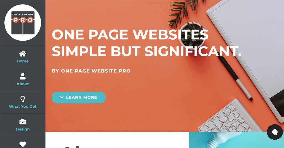 One Page Website Pro